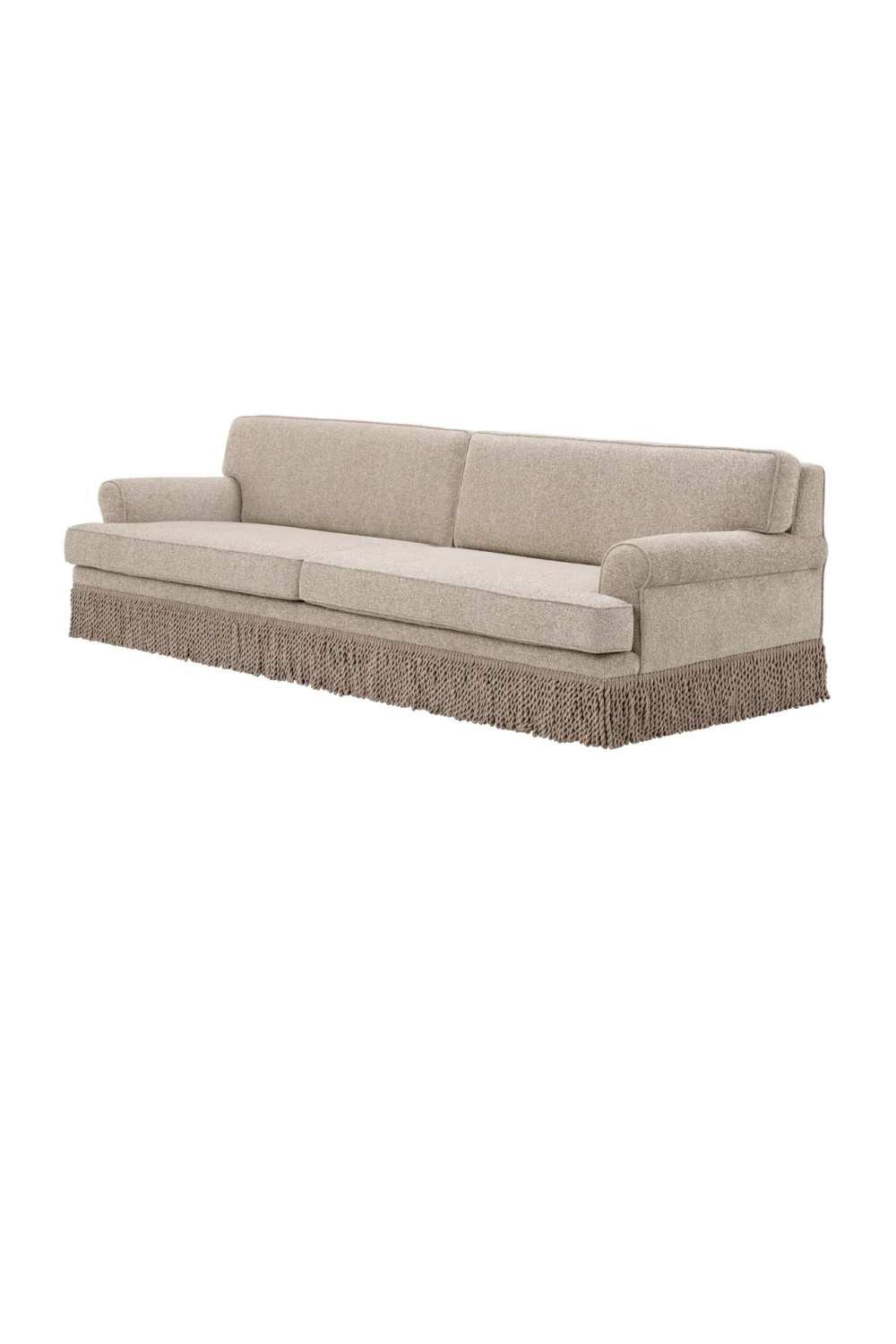 Beige Fringed Sofa | Met x Eichholtz Madison | Oroatrade.com