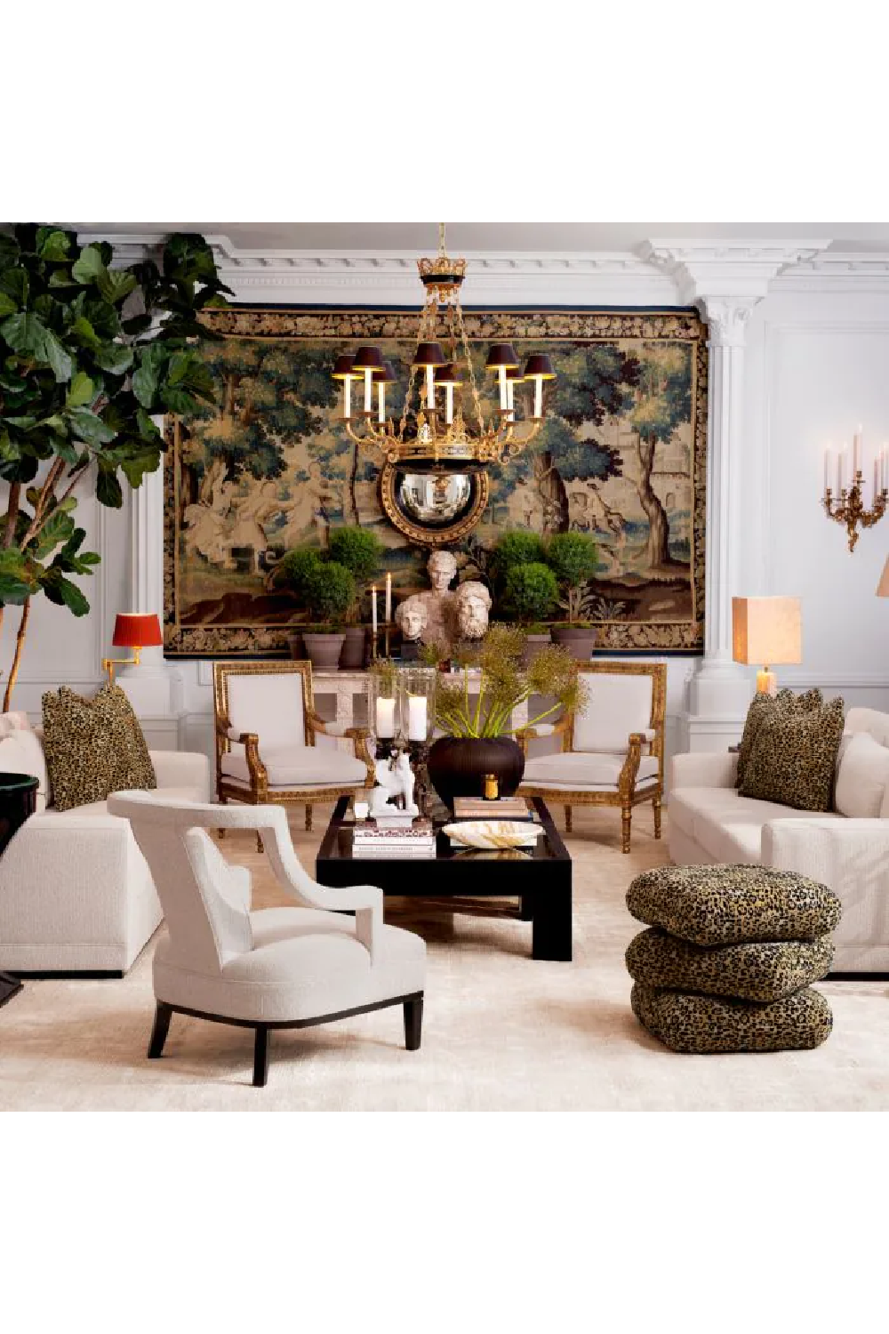 Fabric Lounge Chair | Met x Eichholtz Manhattan | Oroa.com