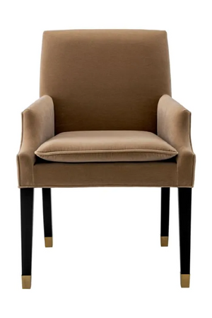 Brown Wool Dining Chair | Met x Eichholtz Clayton | Oroa.com