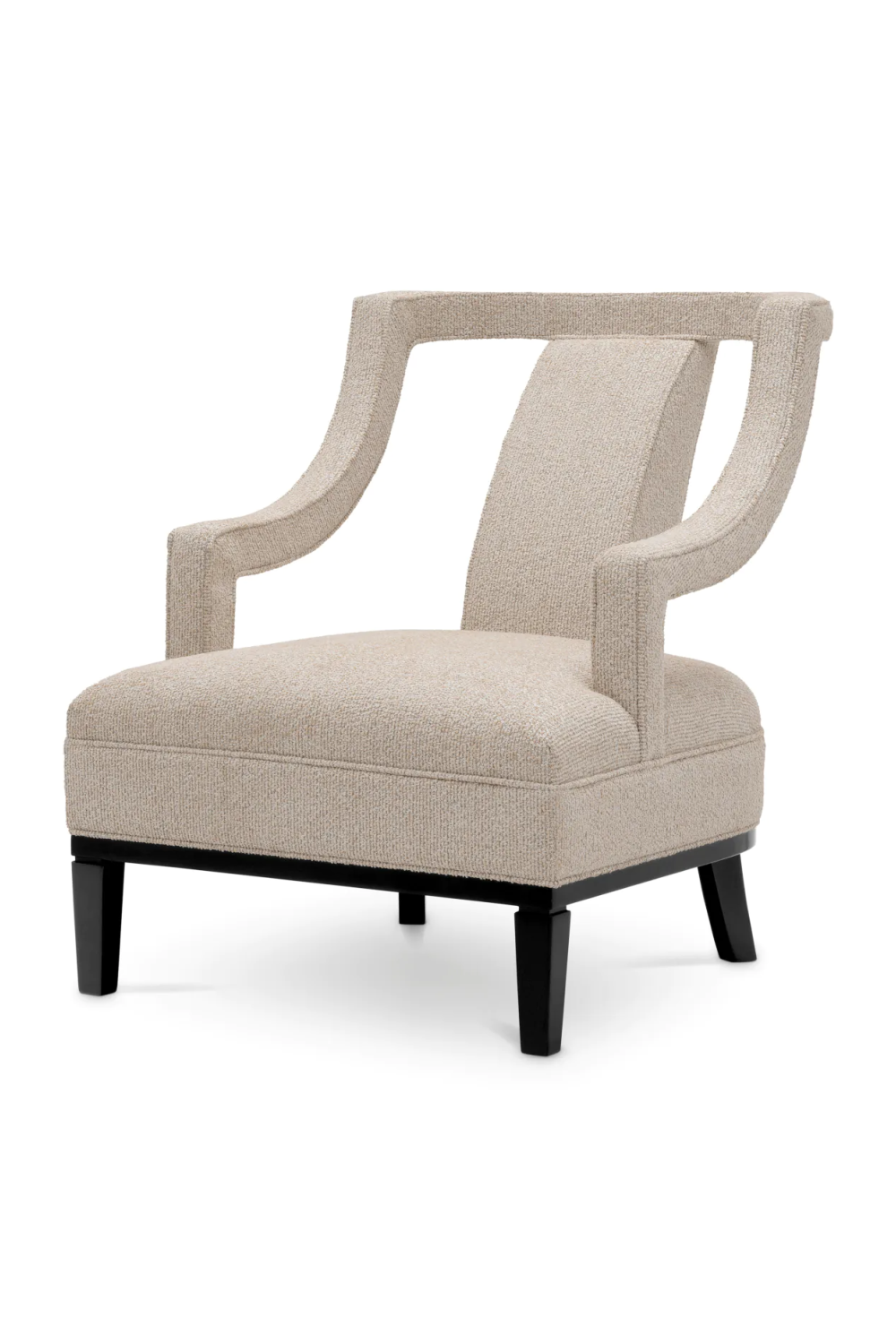 Beige Upholstered Accent Armchair | Met x Eichholtz Roumier | Oroa.com