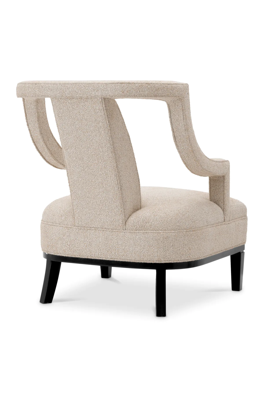 Beige Upholstered Accent Armchair | Met x Eichholtz Roumier | Oroa.com