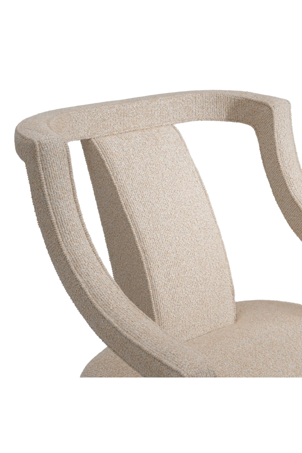 Beige Upholstered Accent Armchair | Met x Eichholtz Roumier | Oroa.com