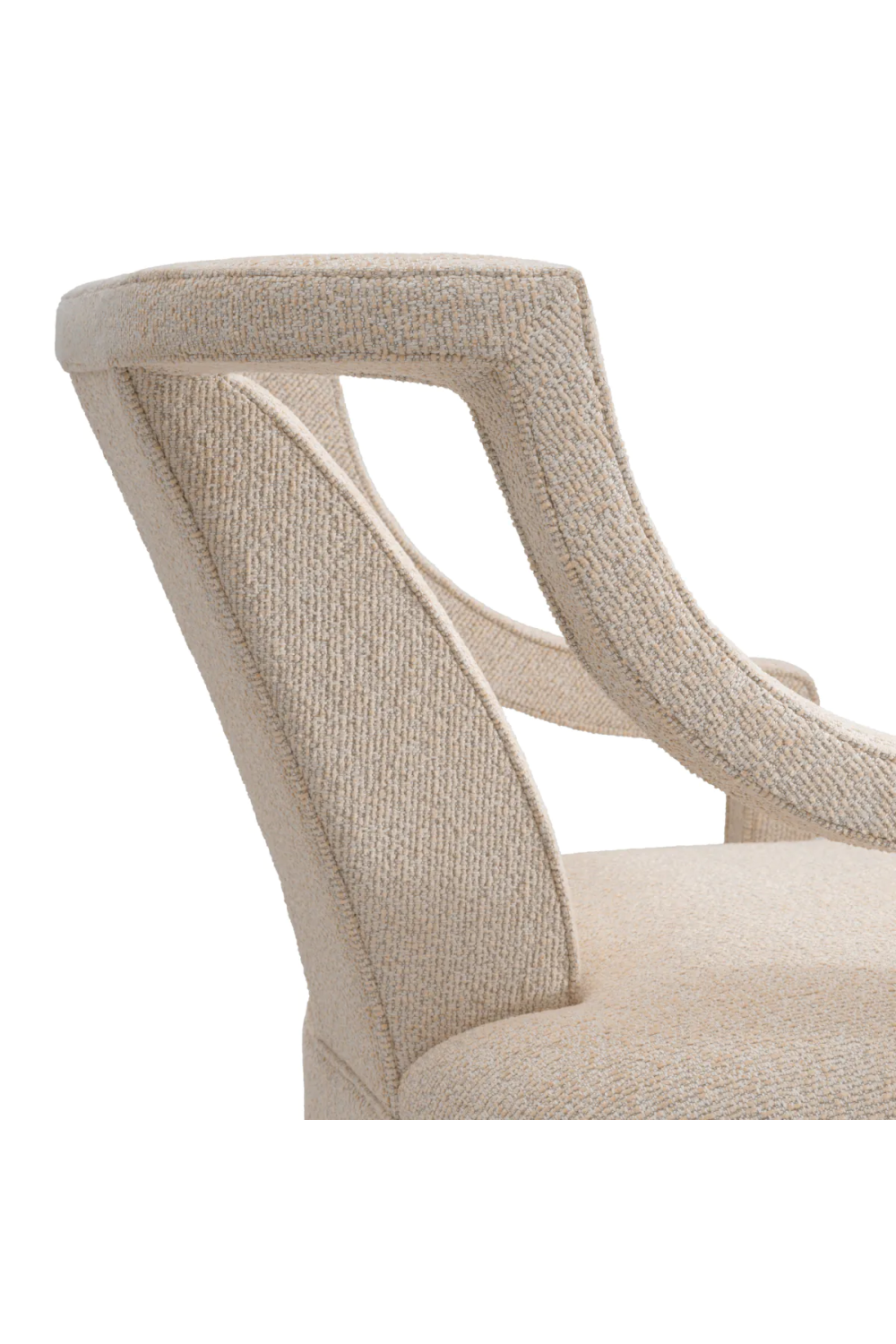 Beige Upholstered Accent Armchair | Met x Eichholtz Roumier | Oroa.com