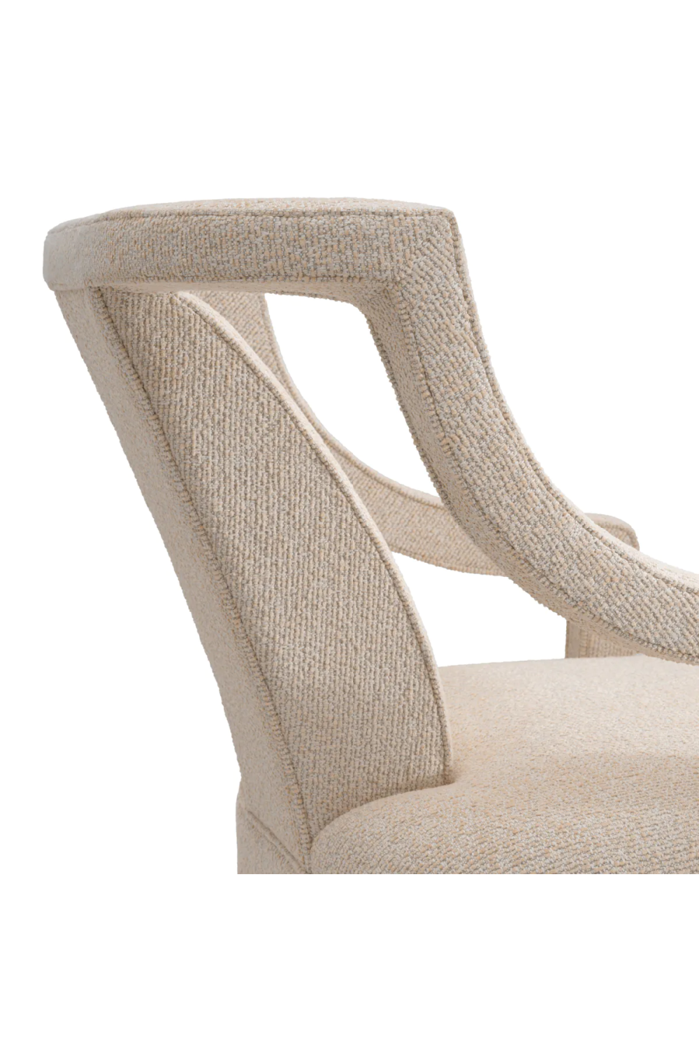 Beige Upholstered Accent Armchair | Met x Eichholtz Roumier