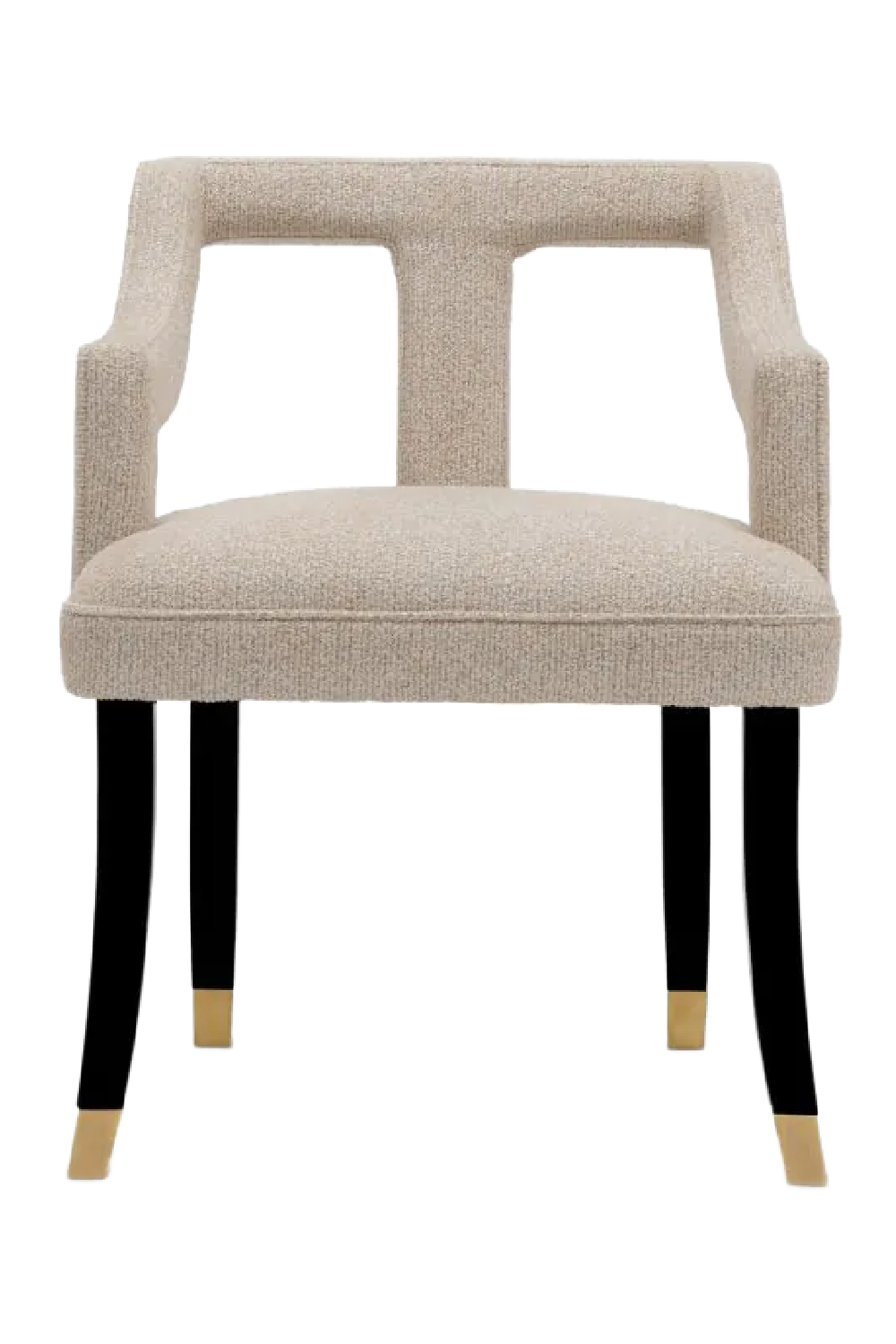 Beige Cut-Out Dining Chair | Met x Eichholtz Roumier