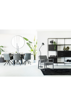 Black Oval Dining Table M | Eleonora Siera | OROA.com