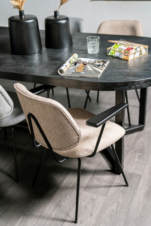 Modern Minimalist Dining Armchair | Eleonora Lynn | OROA.com