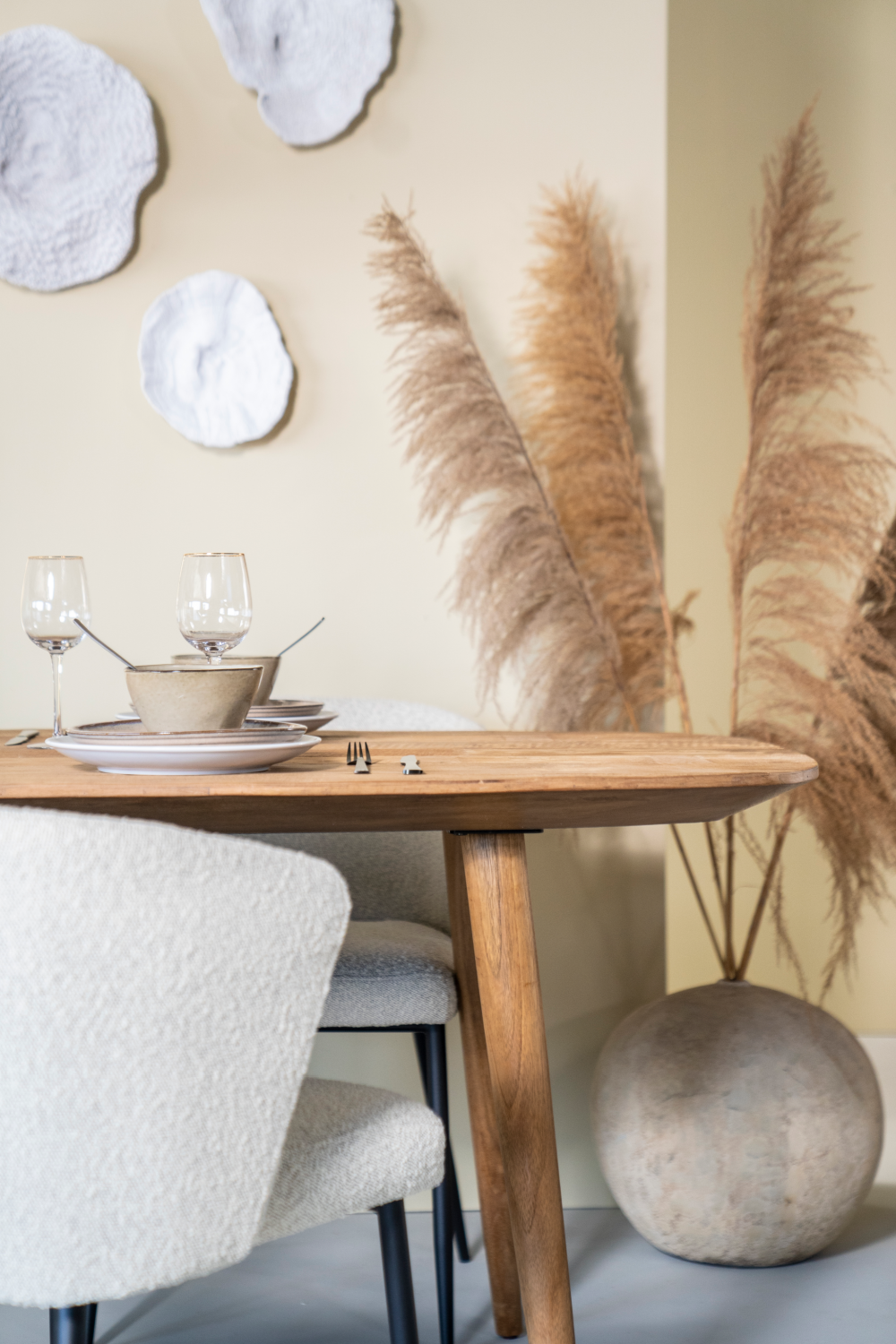 Treated Teak Dining Table | Eleonora Tabassum | OROA.com