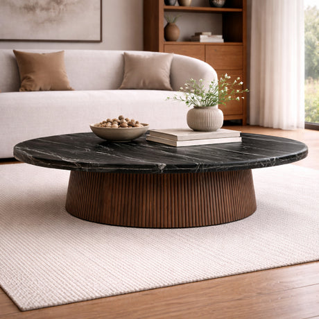   Black Marble Coffee Table | Oroa.com