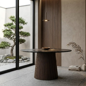   Round Marble Dining Table | Oroa.com