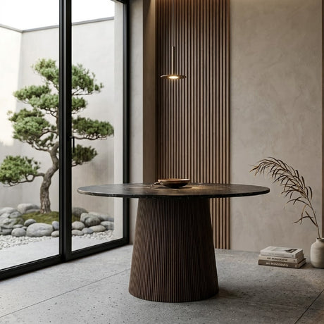   Round Marble Dining Table | Oroa.com