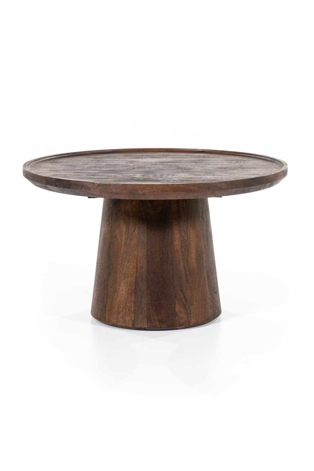 Wooden Pedestal Coffee Table | Eleonora Ron | OROA.com