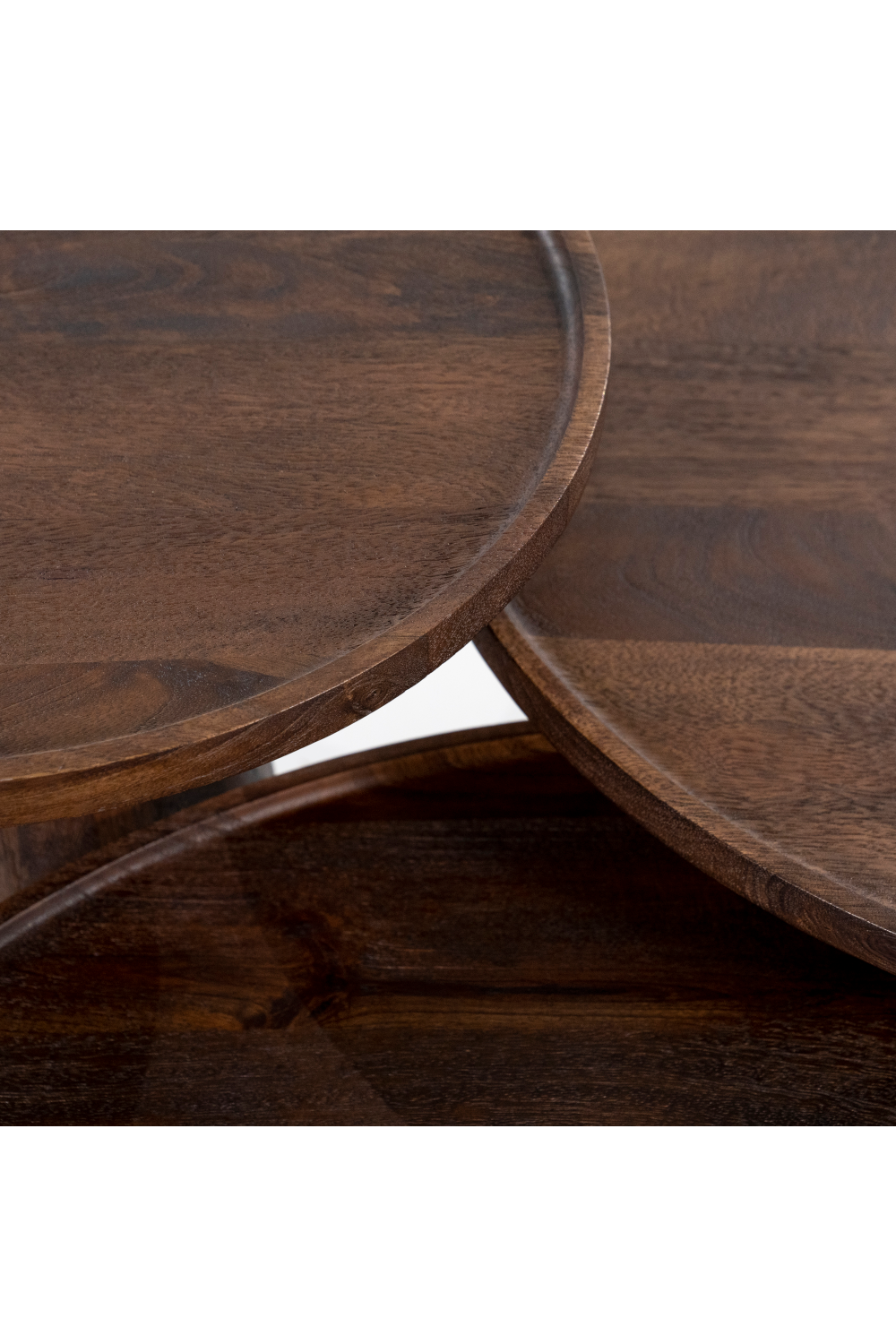 Wooden Pedestal Coffee Table | Eleonora Ron | OROA.com