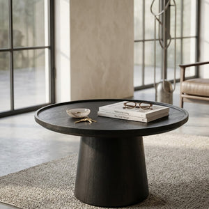   Black Mango Wood Coffee Table | Oroa.com