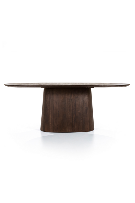 Mango Wood Pedestal Dining Table S | Eleonora Aron | OROA.com