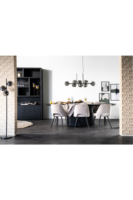 Mango Wood Pedestal Dining Table S | Eleonora Aron | OROA.com