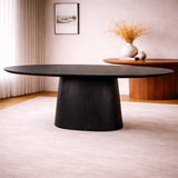 Mango Wood Pedestal Dining Table S | Eleonora Aron