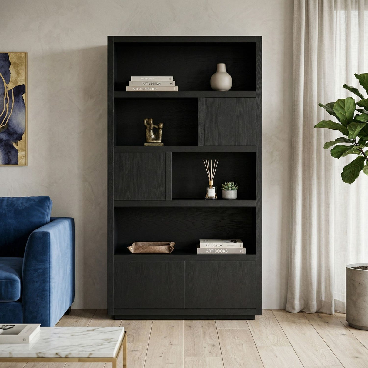   Black Oak Cabinet | Oroa.com