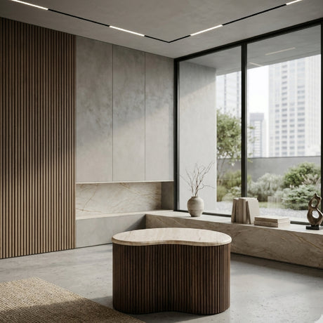   Organic Travertine Coffee Table | Oroa.com