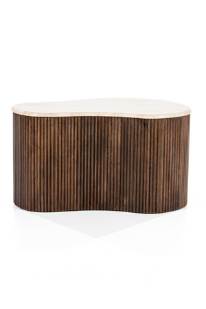 Organic Travertine Coffee Table | Eleonora Mari | OROA.com