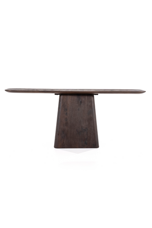Mango Wood Pedestal Console Table | Eleonora Aron | OROA.com