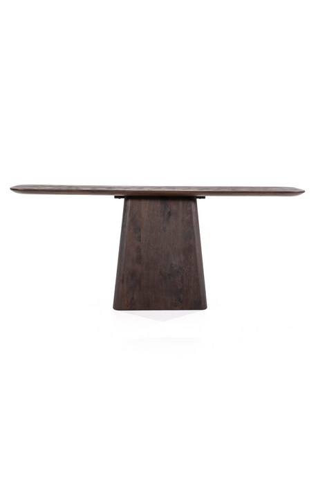 Mango Wood Pedestal Console Table | Eleonora Aron | OROA.com