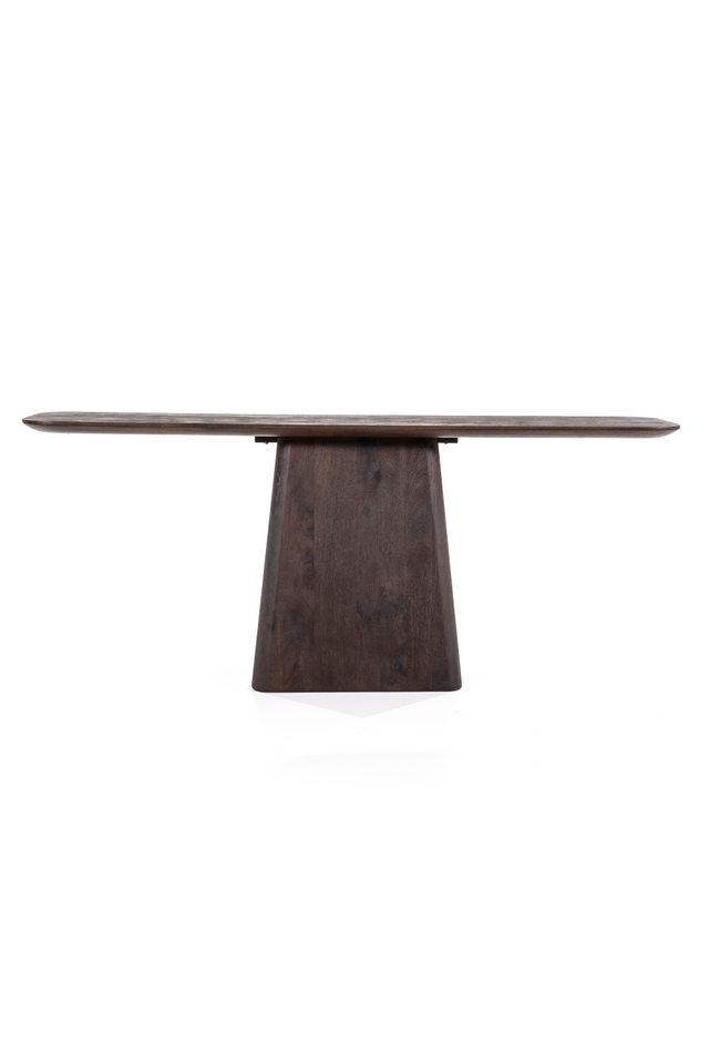Mango Wood Pedestal Console Table | Eleonora Aron | OROA.com