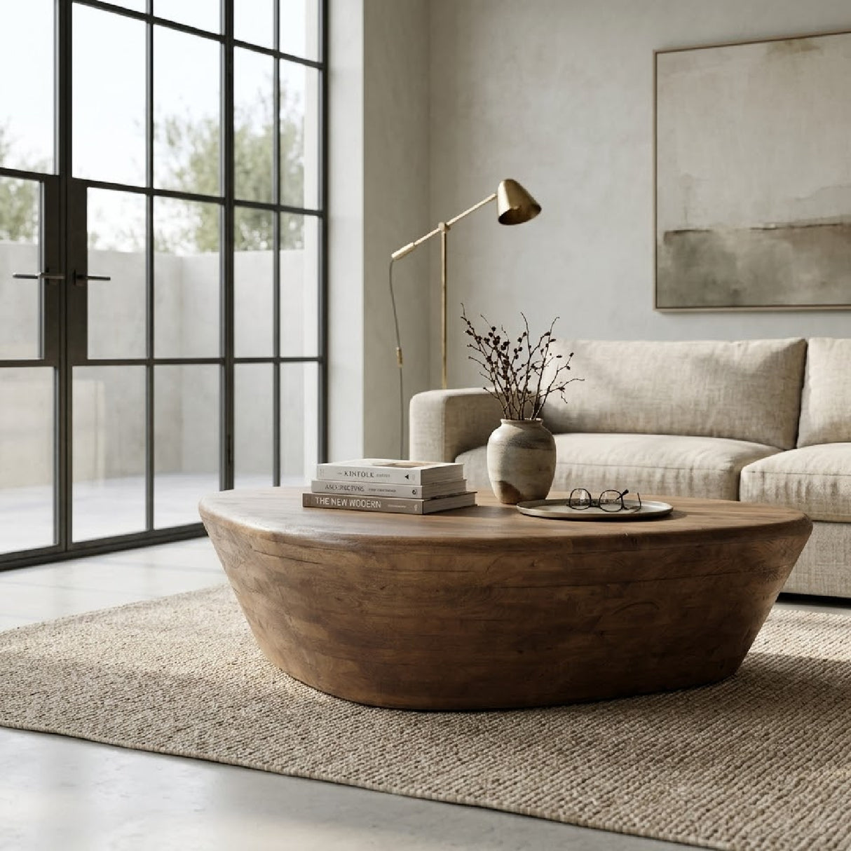   Wooden Free-Form Coffee Table L | Oroa.com