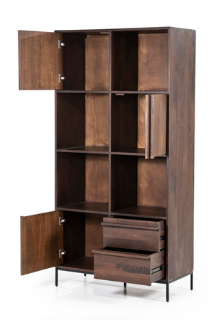 Brown Mango Display Cabinet | Eleonora Jimmy | OROA.com