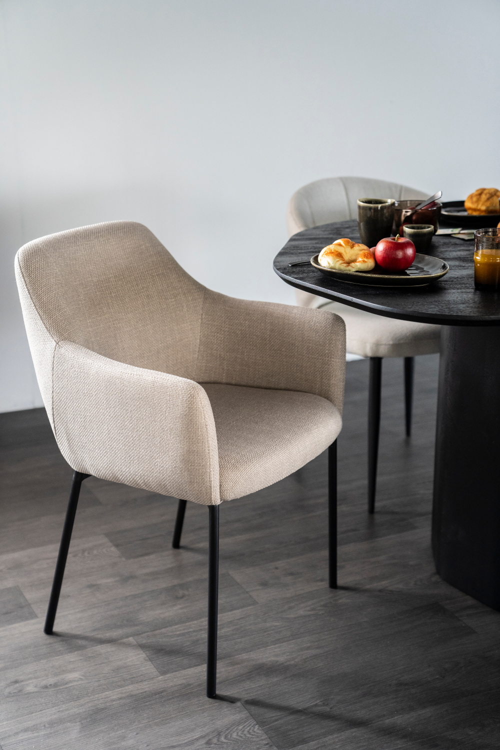 Modern Minimalist Dining Armchair | Eleonora Paul | OROA.com