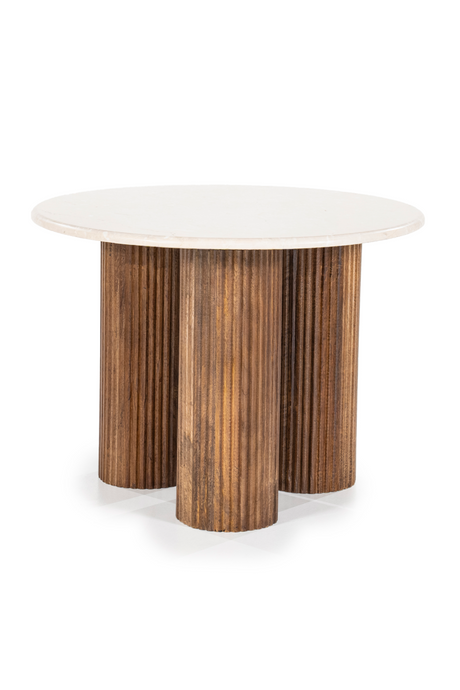 Round Marble Side Table | Eleonora Xavi | OROA.com
