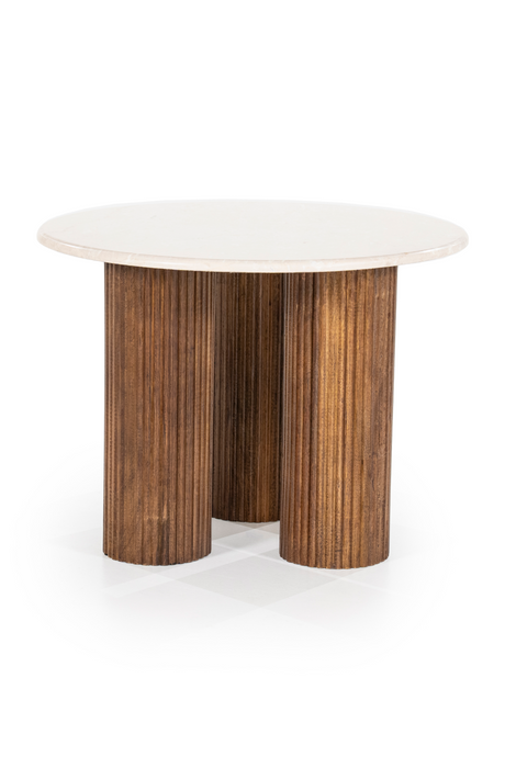 Round Marble Side Table | Eleonora Xavi | OROA.com