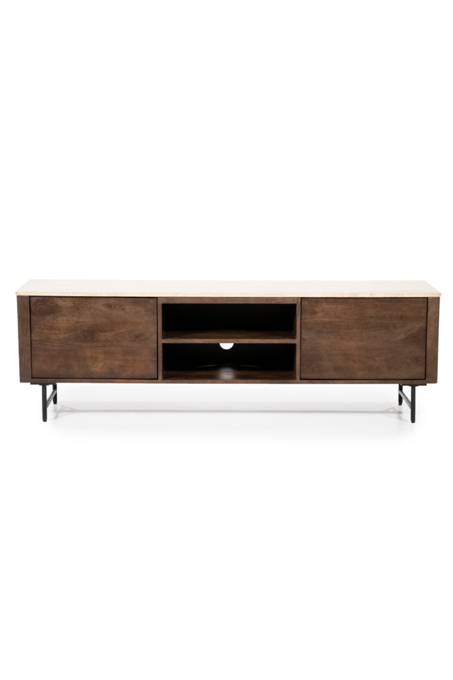 Mango Wood TV Cabinet | Eleonora Lio | OROA.com