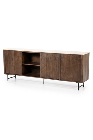 Mango Wood 3-Door Sideboard | Eleonora Lio | OROA.com