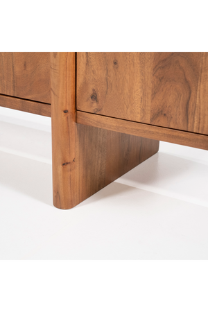 Modern Acacia 4-Door Sideboard | Eleonora Julian | OROA.com