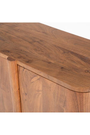 Modern Acacia 4-Door Sideboard | Eleonora Julian | OROA.com