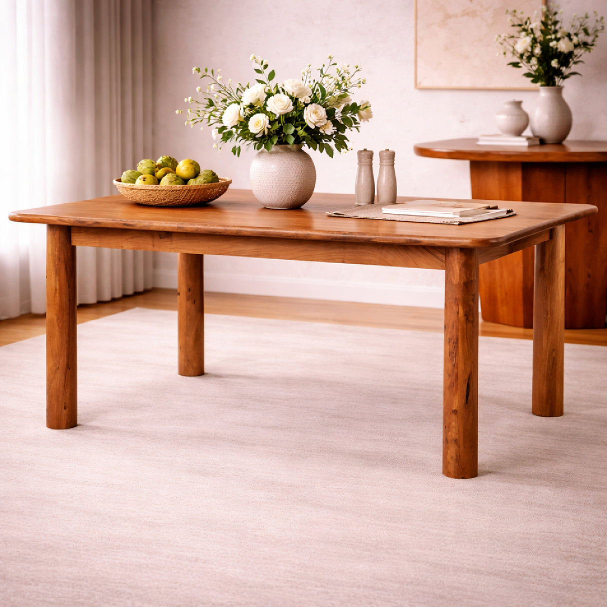   Acacia Farmhouse Dining Table | Oroa.com