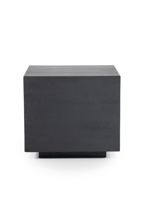 Slatted Cube Side Table | Eleonora Tom | OROA.com