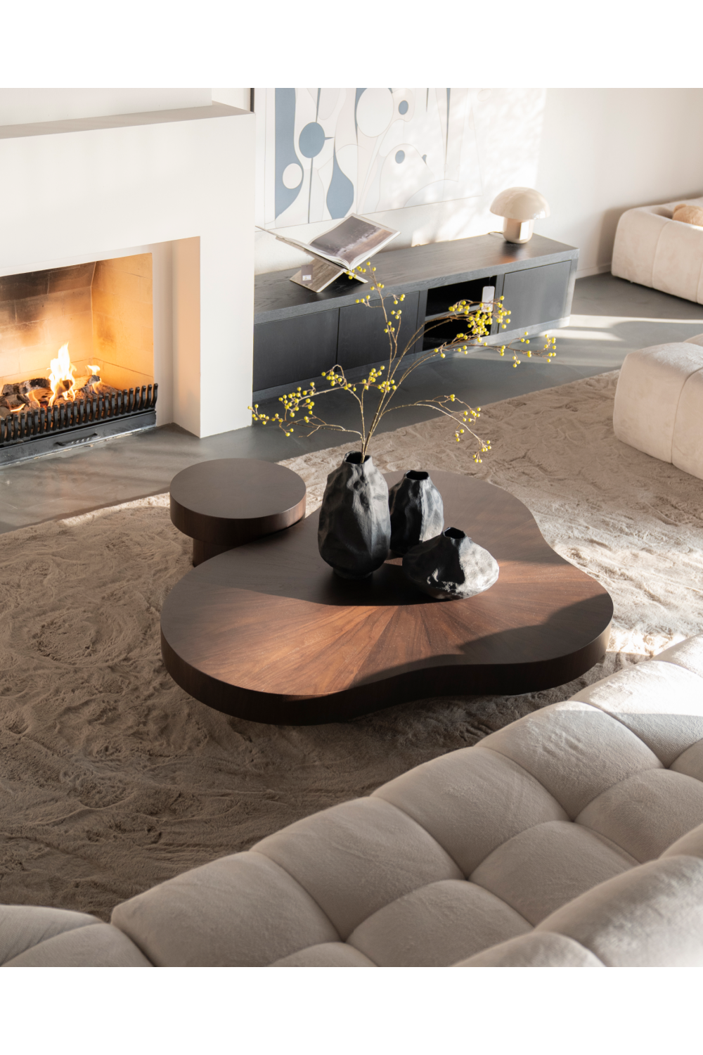 Lacquered Walnut Side Table | Eleonora Bobbie | OROA.com