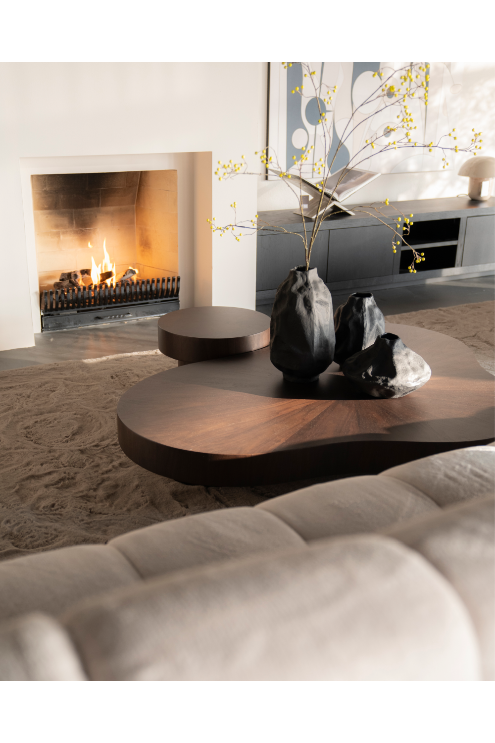 Walnut Organic Coffee Table | Eleonora Bobbie | OROA.com