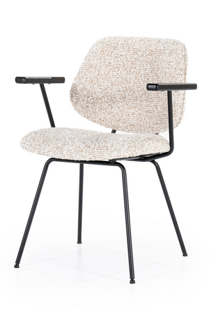 Fabric Upholstered Dining Armchair | Eleonora Jon | OROA.com