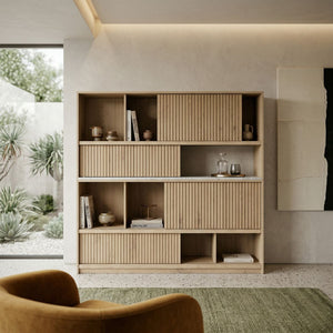   Lacquered Oak Bookcase | Oroa.com