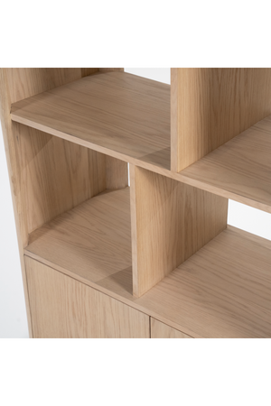 Oak 2-Door Bookcase | Eleonora Harvey | OROA.com