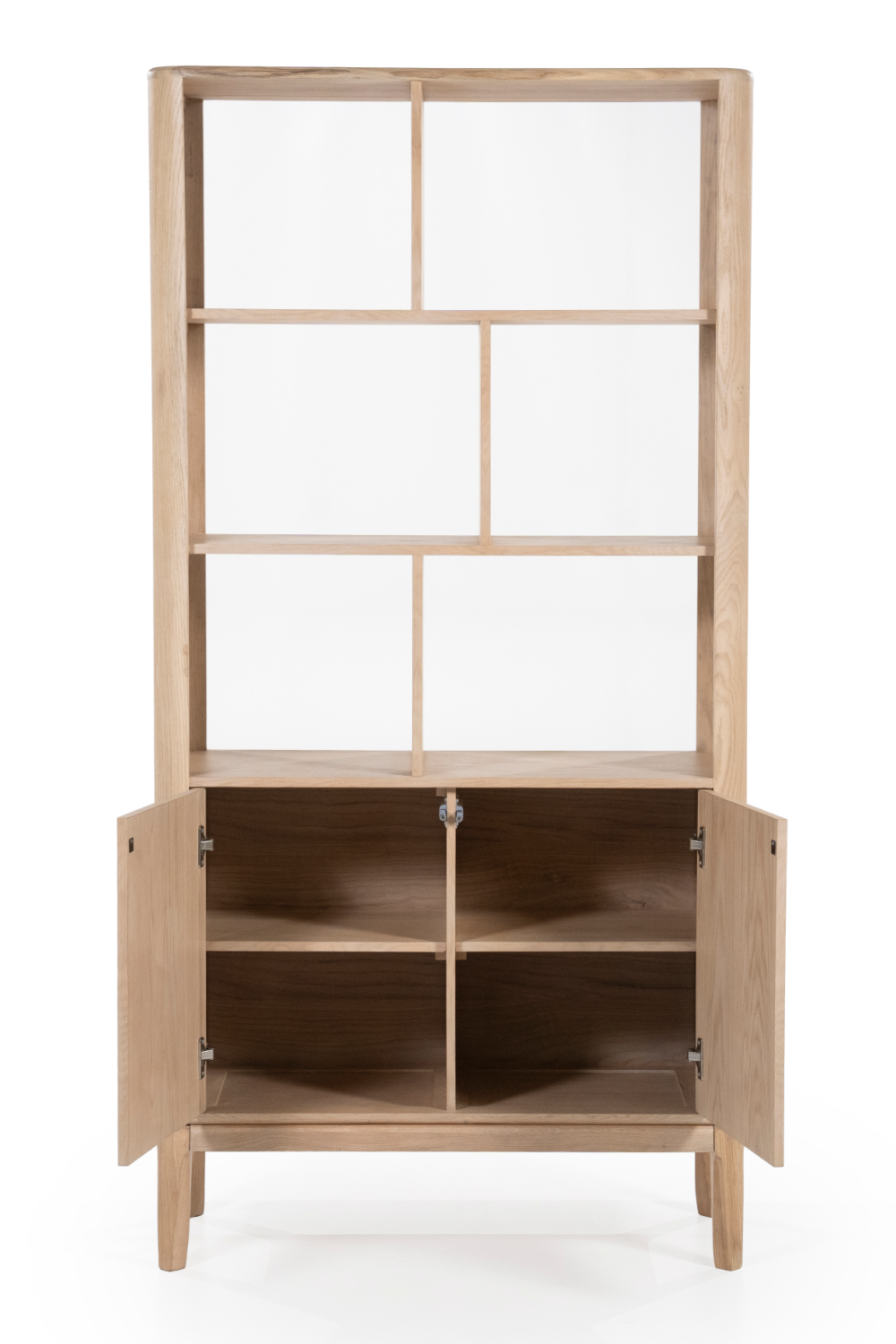 Oak 2-Door Bookcase | Eleonora Harvey | OROA.com