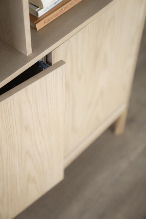 Oak 2-Door Bookcase | Eleonora Harvey | OROA.com