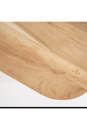 Natural Acacia Wood Dining Table | Eleonora Nikki | OROA.com