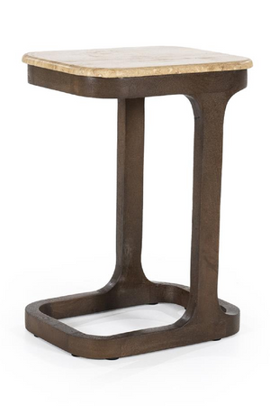 Travertine End Table | Eleonora Tyler | OROA.com