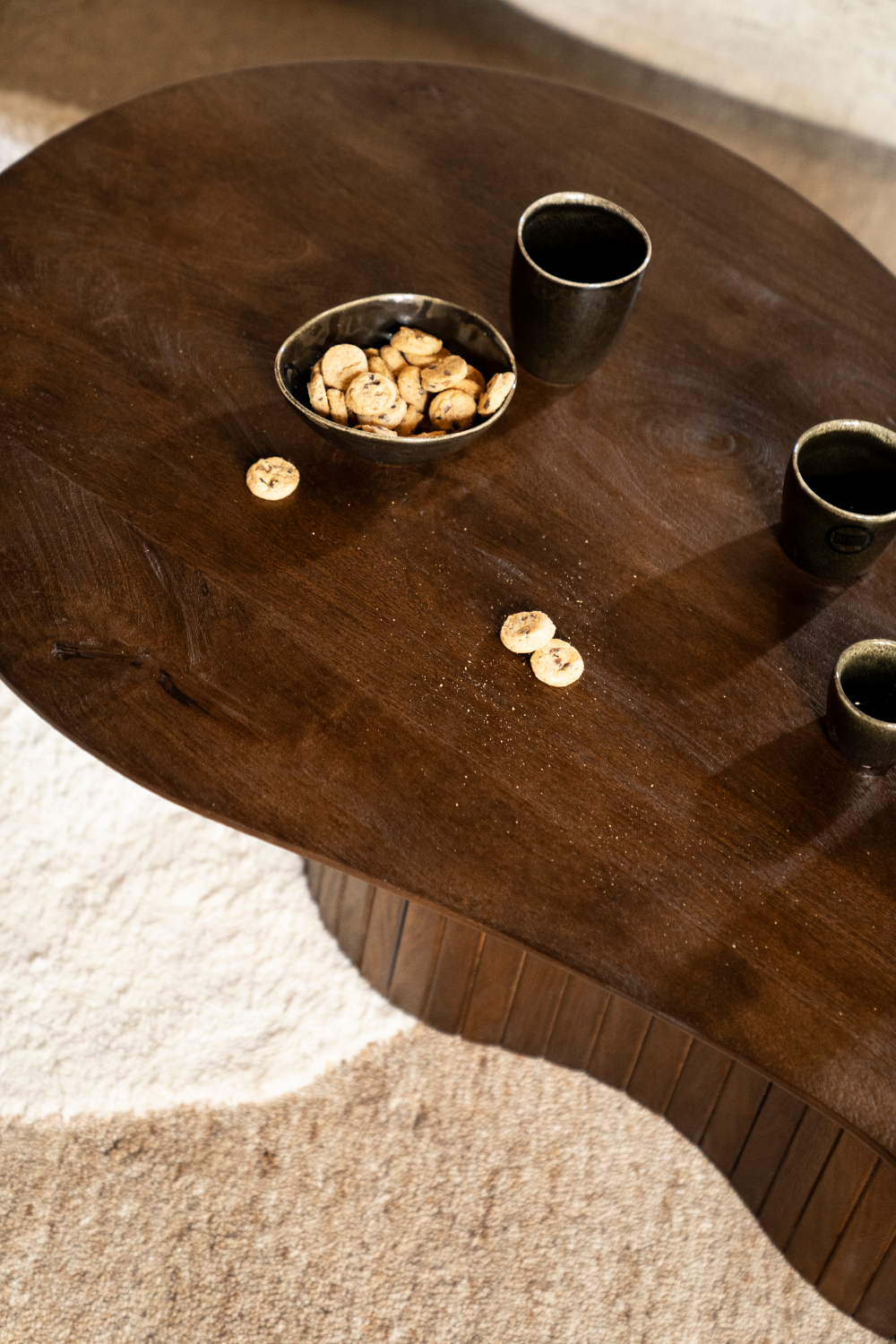 Mango Wood Organic Coffee Table | Eleonora Jordy | OROA.com