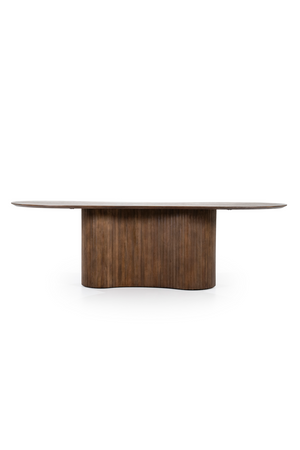 Mango Wood Modern Dining Table | Eleonora Jordy | OROA.com