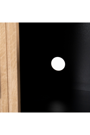 Oak Fluted 6-Door TV Cabinet | Eleonora Rosenborg | OROA.com